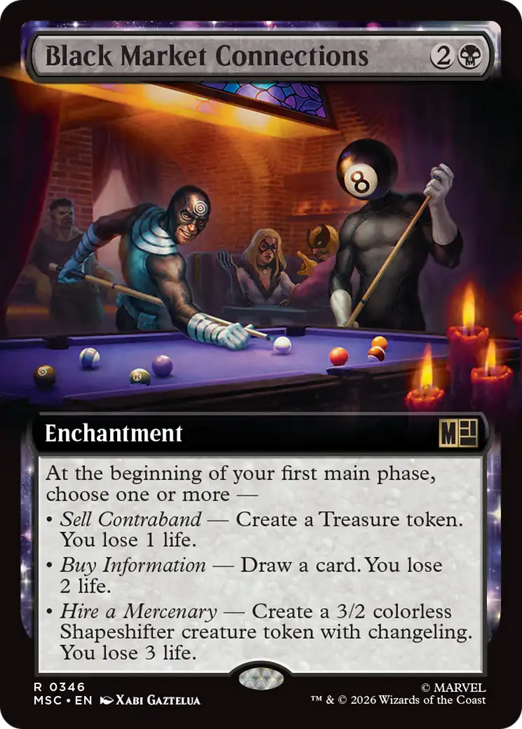 Black Market Connections (Extended Art) [Marvel Super Heroes Commander] | Deep Dive Games St. Marys