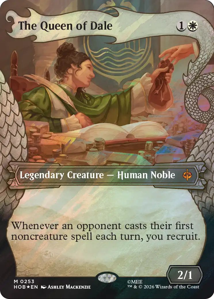 The Queen of Dale (Showcase) (Surge Foil) [The Hobbit] | Deep Dive Games St. Marys