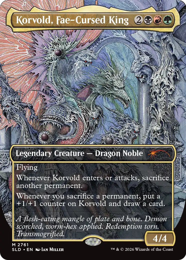 Korvold, Fae-Cursed King (2761) [Secret Lair Drop Series] | Deep Dive Games St. Marys