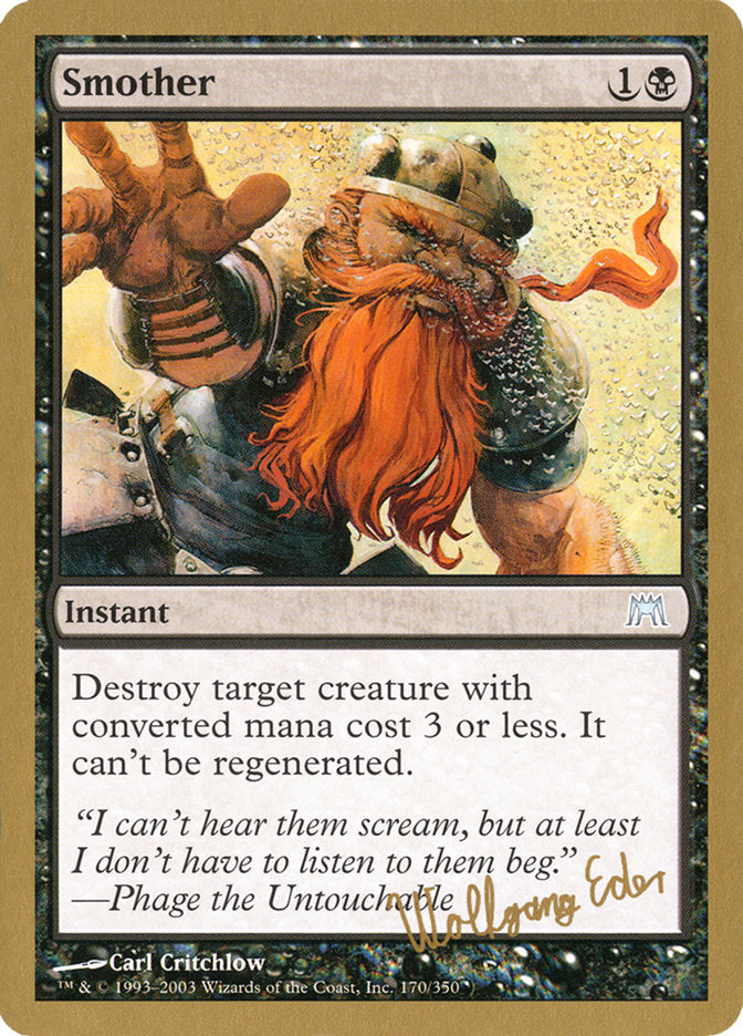 Smother (Wolfgang Eder) [World Championship Decks 2003] | Deep Dive Games St. Marys