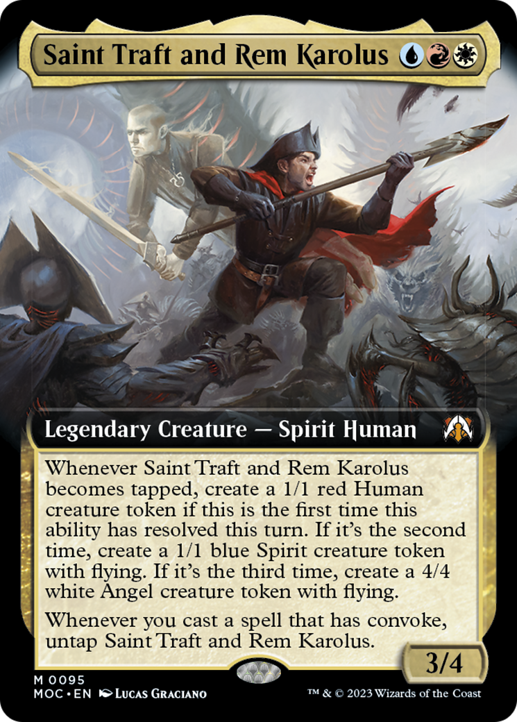 Saint Traft and Rem Karolus (Extended Art) [March of the Machine Commander] | Deep Dive Games St. Marys
