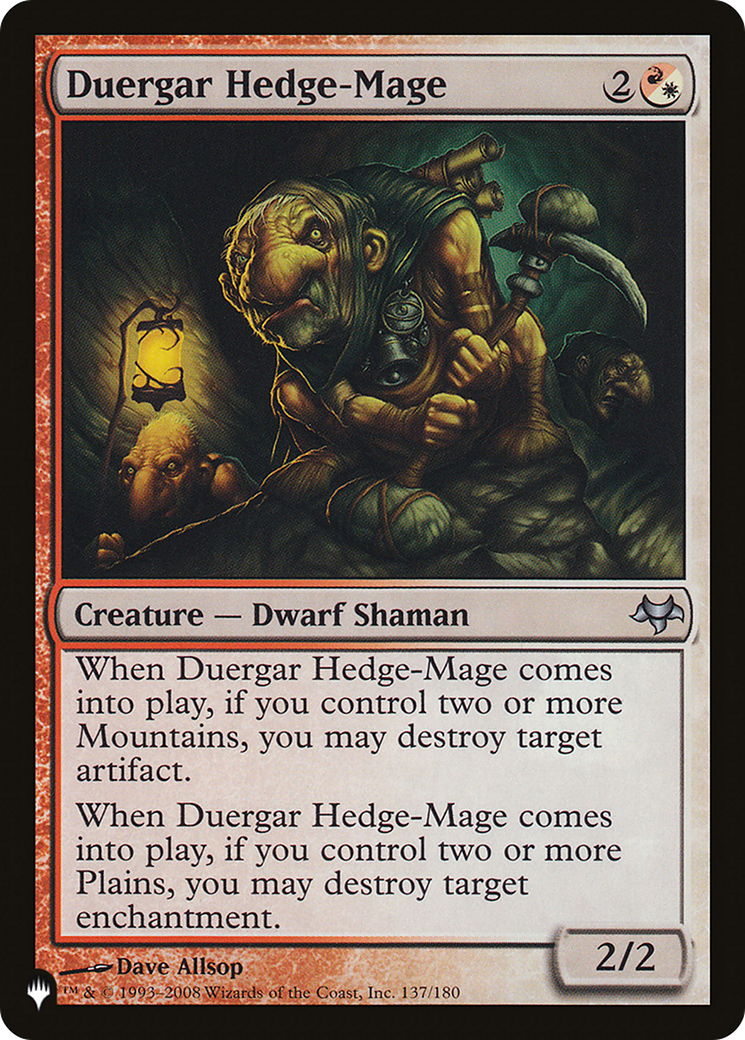 Duergar Hedge-Mage [The List] | Deep Dive Games St. Marys