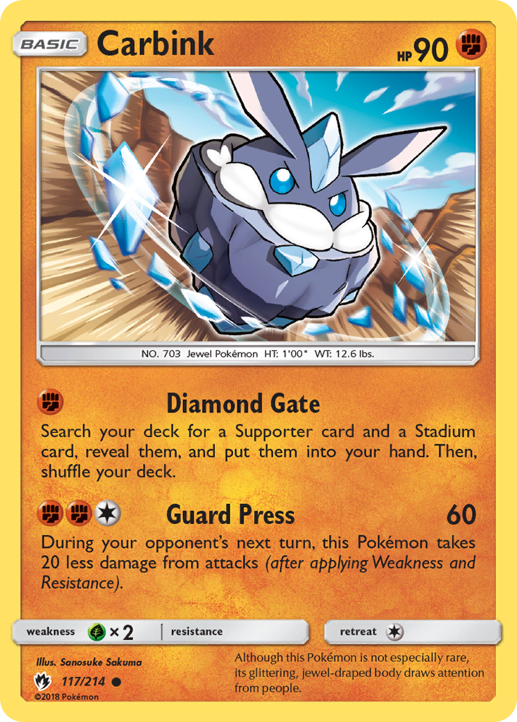 Carbink (117/214) [Sun & Moon: Lost Thunder] | Deep Dive Games St. Marys