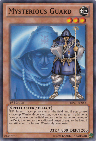 Mysterious Guard [BP01-EN058] Common | Deep Dive Games St. Marys