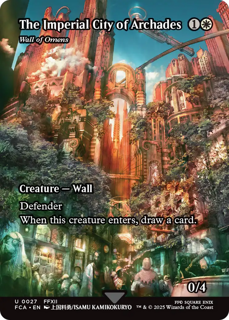 The Imperial City of Archades - Wall of Omens (Showcase) [FINAL FANTASY : Through the Ages] | Deep Dive Games St. Marys
