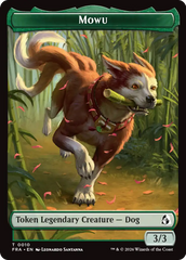Ajani's Pridemate // Mowu Double-Sided Token [Reality Fracture Tokens] | Deep Dive Games St. Marys