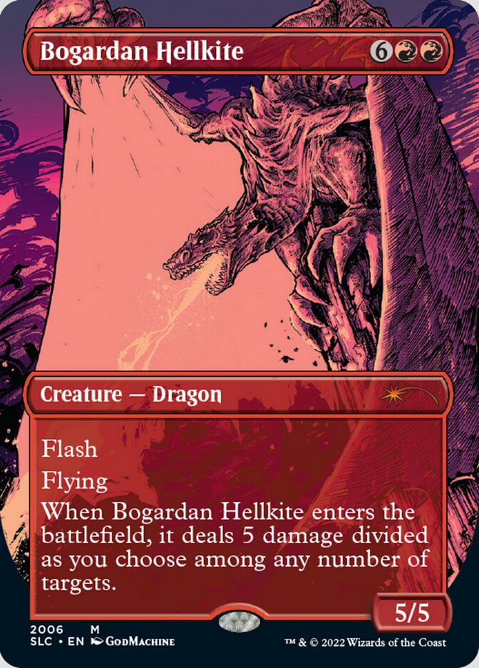 Bogardan Hellkite (Borderless) [Secret Lair Countdown Kit] | Deep Dive Games St. Marys