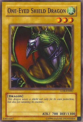 One-Eyed Shield Dragon [LOB-EN087] Common | Deep Dive Games St. Marys