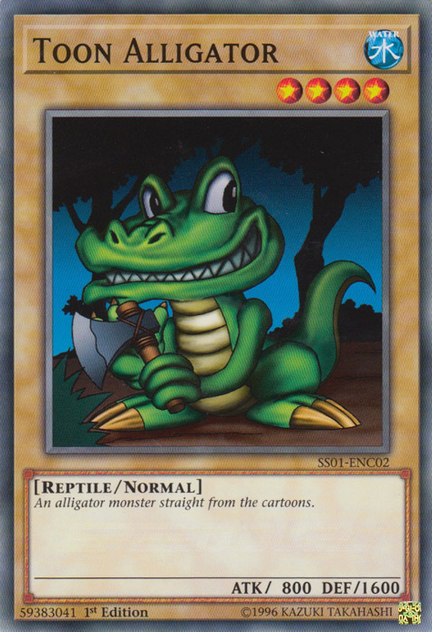 Toon Alligator [SS01-ENC02] Common | Deep Dive Games St. Marys