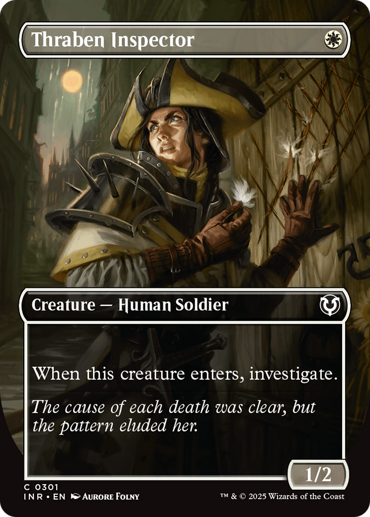 Thraben Inspector (Borderless) [Innistrad Remastered] | Deep Dive Games St. Marys