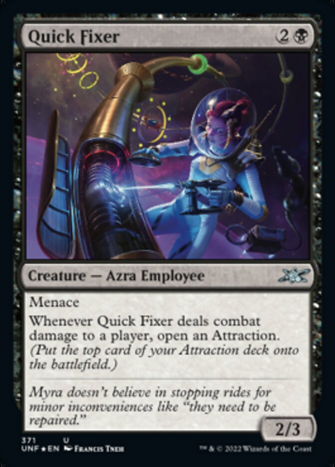 Quick Fixer (Galaxy Foil) [Unfinity] | Deep Dive Games St. Marys