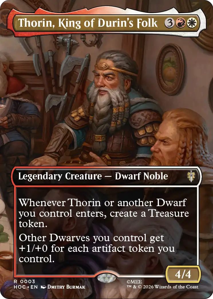 Thorin, King of Durin's Folk (Borderless) [The Hobbit: Eternal-Legal] | Deep Dive Games St. Marys