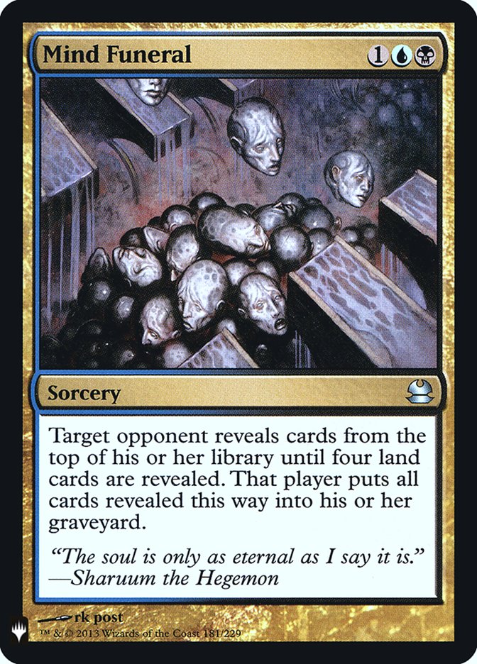 Mind Funeral [Mystery Booster] | Deep Dive Games St. Marys
