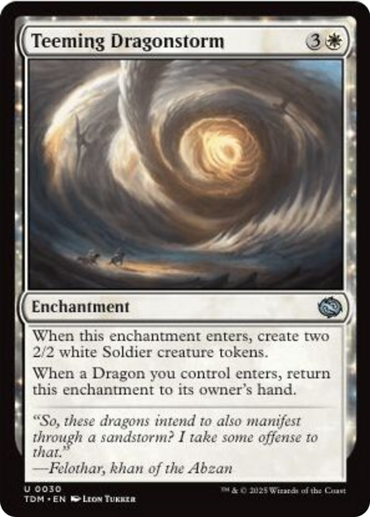 Teeming Dragonstorm [Tarkir: Dragonstorm] | Deep Dive Games St. Marys