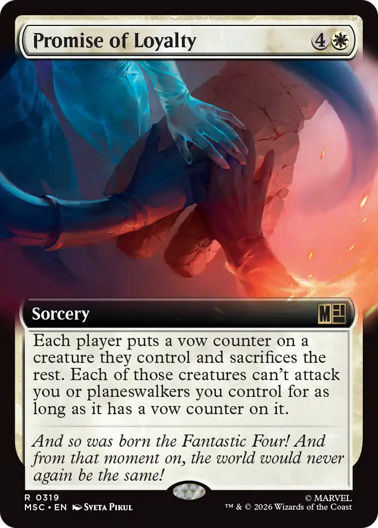 Promise of Loyalty (Extended Art) [Marvel Super Heroes Commander] | Deep Dive Games St. Marys