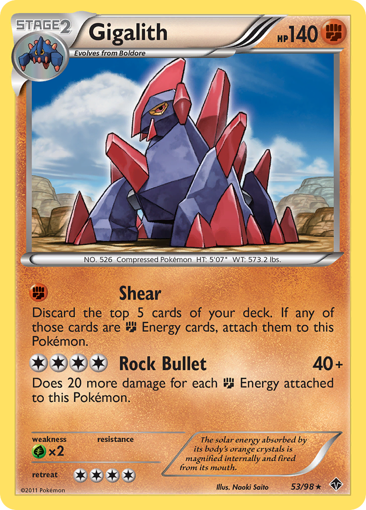 Gigalith (53/98) [Black & White: Emerging Powers] | Deep Dive Games St. Marys