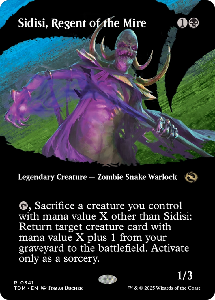 Sidisi, Regent of the Mire (Borderless) [Tarkir: Dragonstorm] | Deep Dive Games St. Marys
