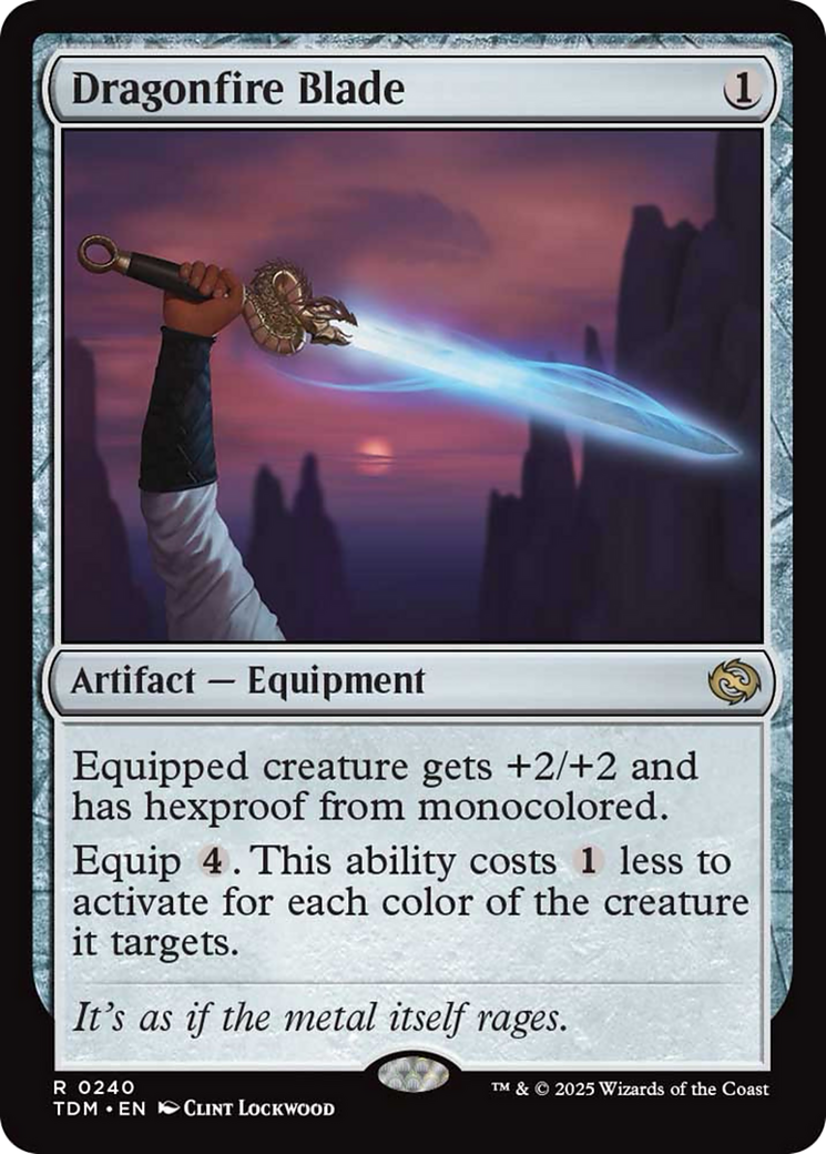 Dragonfire Blade [Tarkir: Dragonstorm] | Deep Dive Games St. Marys