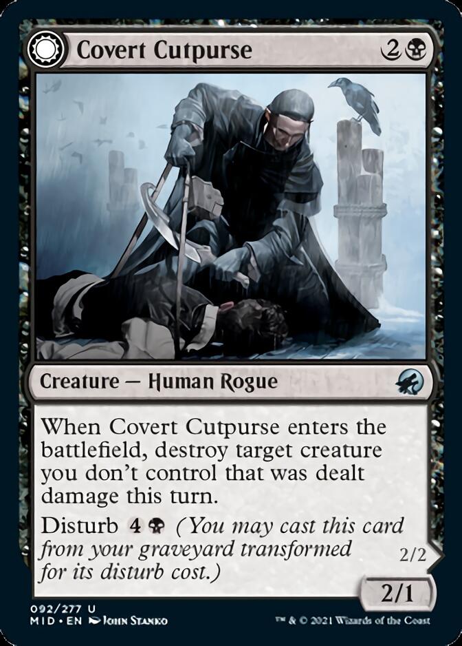 Covert Cutpurse // Covetous Geist [Innistrad: Midnight Hunt] | Deep Dive Games St. Marys