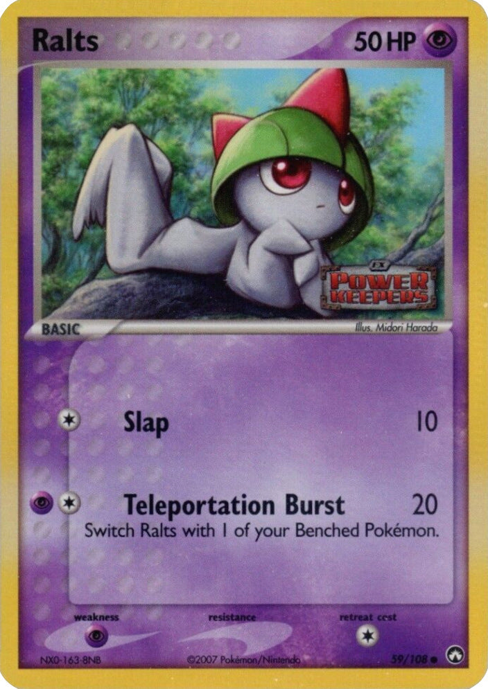 Ralts (59/108) (Stamped) [EX: Power Keepers] | Deep Dive Games St. Marys