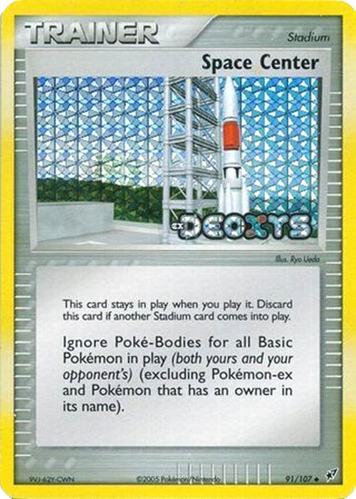 Space Center (91/107) (Stamped) [EX: Deoxys] | Deep Dive Games St. Marys