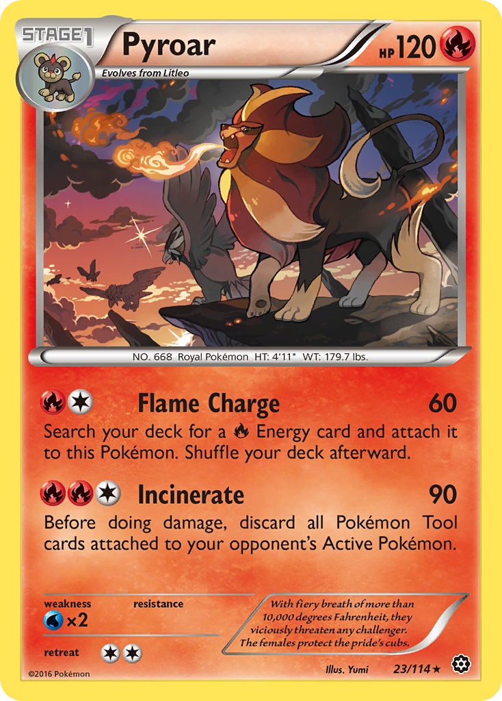 Pyroar (23/114) [XY: Steam Siege] | Deep Dive Games St. Marys