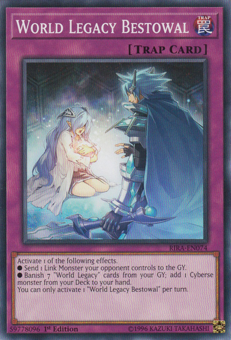World Legacy Bestowal [RIRA-EN074] Common | Deep Dive Games St. Marys