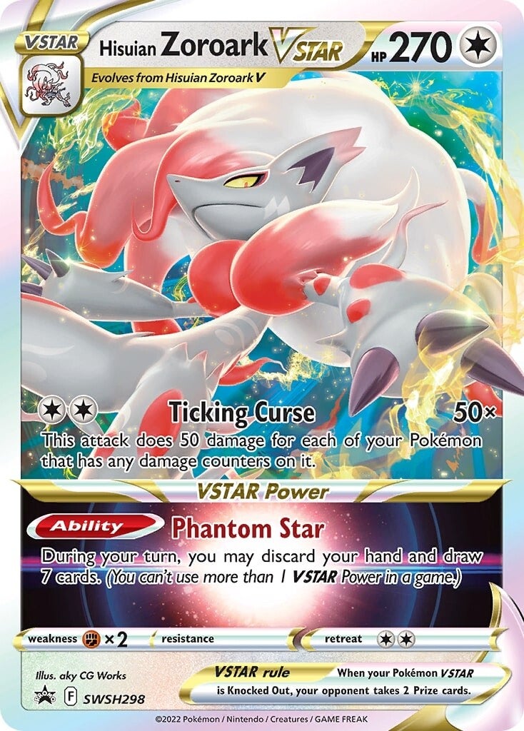 Hisuian Zoroark VSTAR (SWSH298) [Sword & Shield: Black Star Promos] | Deep Dive Games St. Marys