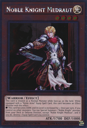Noble Knight Medraut [NKRT-EN006] Platinum Rare | Deep Dive Games St. Marys