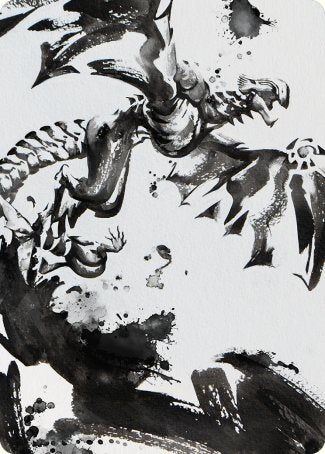 Quicksilver Fisher Art Card [Phyrexia: All Will Be One Art Series] | Deep Dive Games St. Marys