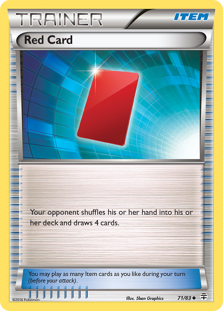 Red Card (71/83) [XY: Generations] | Deep Dive Games St. Marys