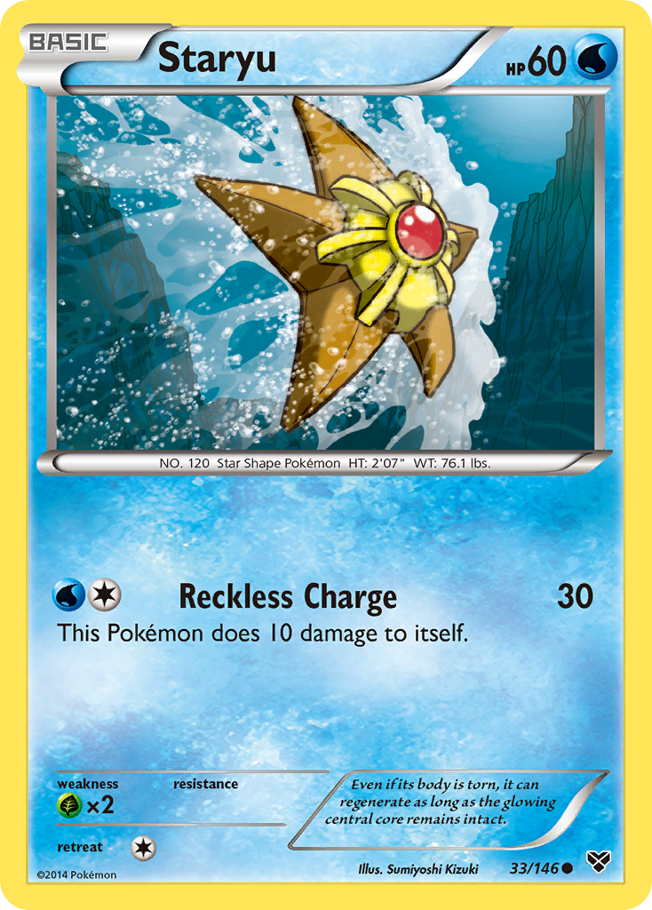 Staryu (33/146) [XY: Base Set] | Deep Dive Games St. Marys