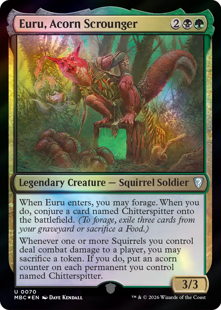 Euru, Acorn Scrounger [Mystery Booster: Commander Edition] | Deep Dive Games St. Marys
