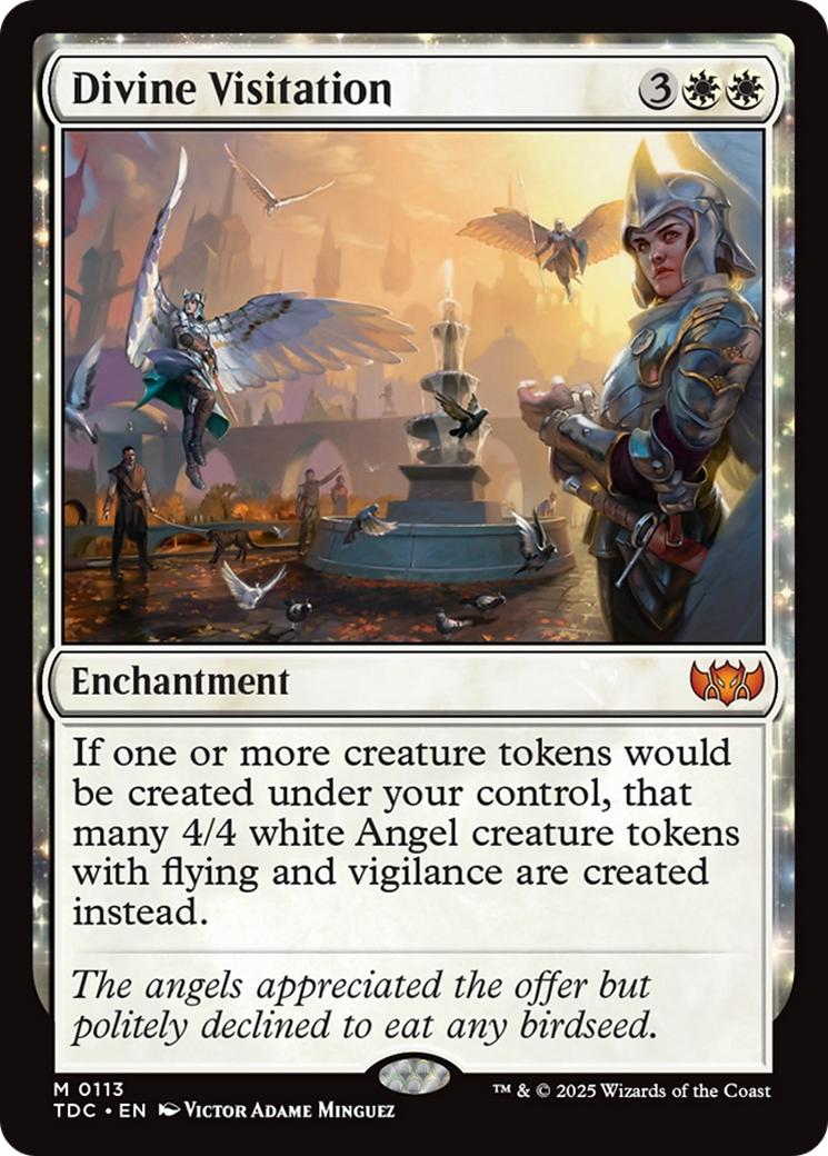 Divine Visitation [Tarkir: Dragonstorm Commander] | Deep Dive Games St. Marys