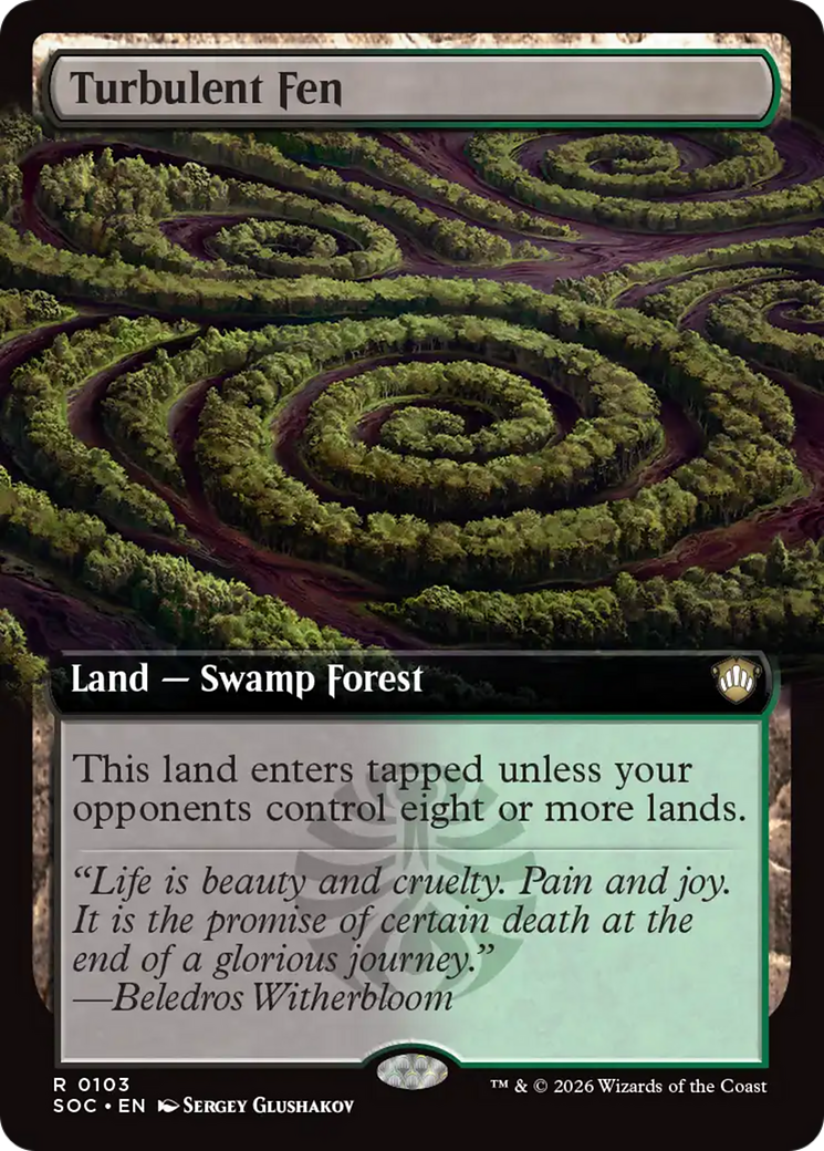 Turbulent Fen (Extended Art) [Secrets of Strixhaven Commander] | Deep Dive Games St. Marys