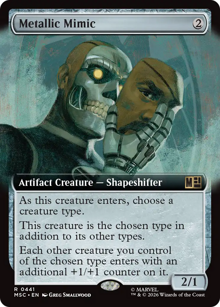 Metallic Mimic (Extended Art) [Marvel Super Heroes Commander] | Deep Dive Games St. Marys