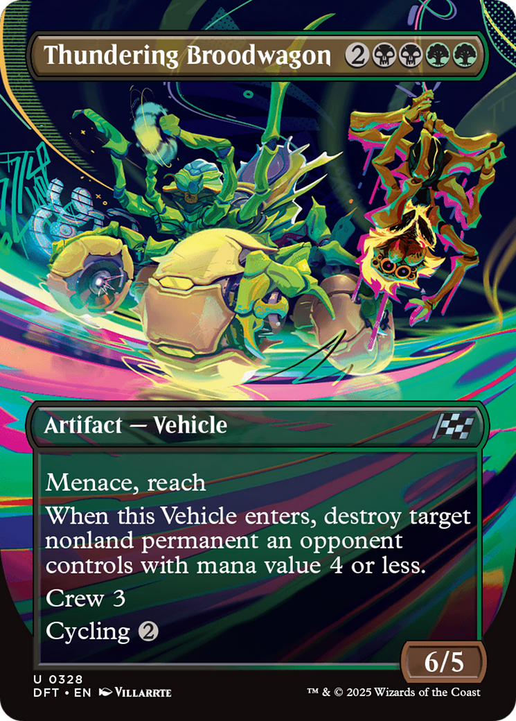 Thundering Broodwagon (Borderless) [Aetherdrift] | Deep Dive Games St. Marys