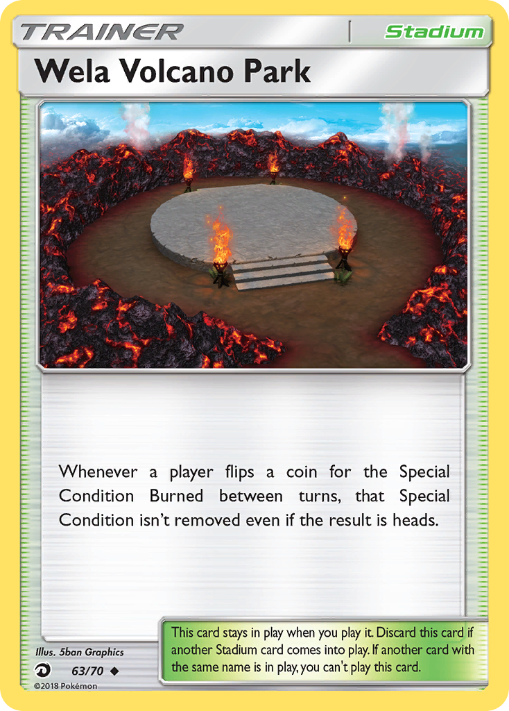 Wela Volcano Park (63/70) [Sun & Moon: Dragon Majesty] | Deep Dive Games St. Marys