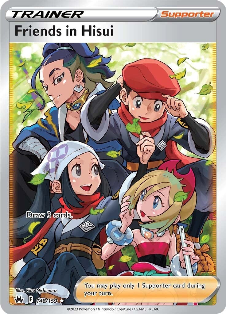Friends in Hisui (148/159) (Full Art) [Sword & Shield: Crown Zenith] | Deep Dive Games St. Marys
