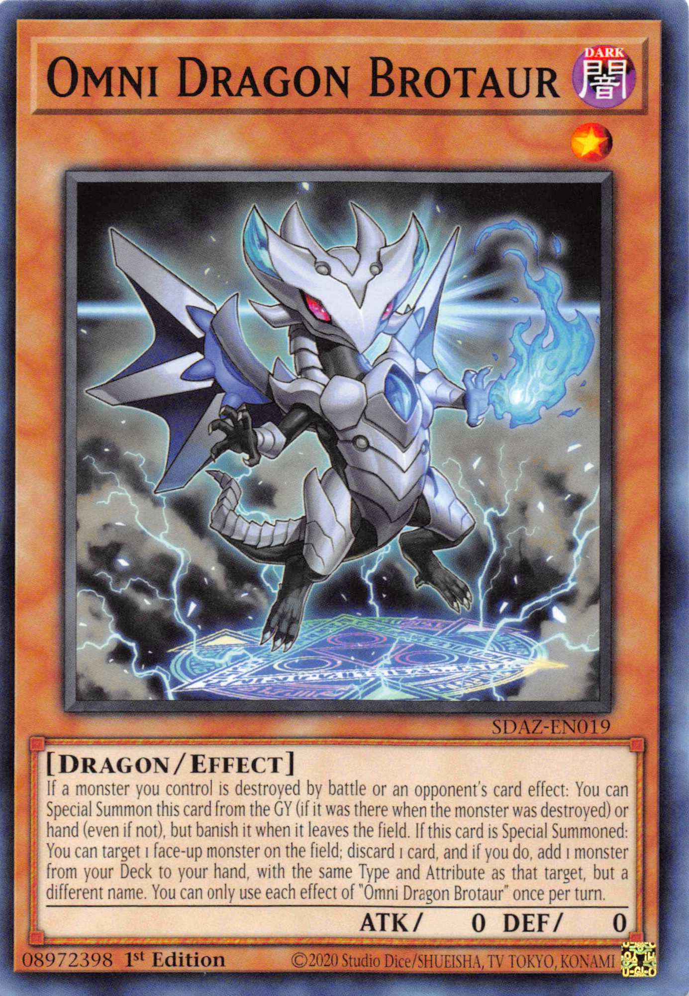 Omni Dragon Brotaur [SDAZ-EN019] Common | Deep Dive Games St. Marys