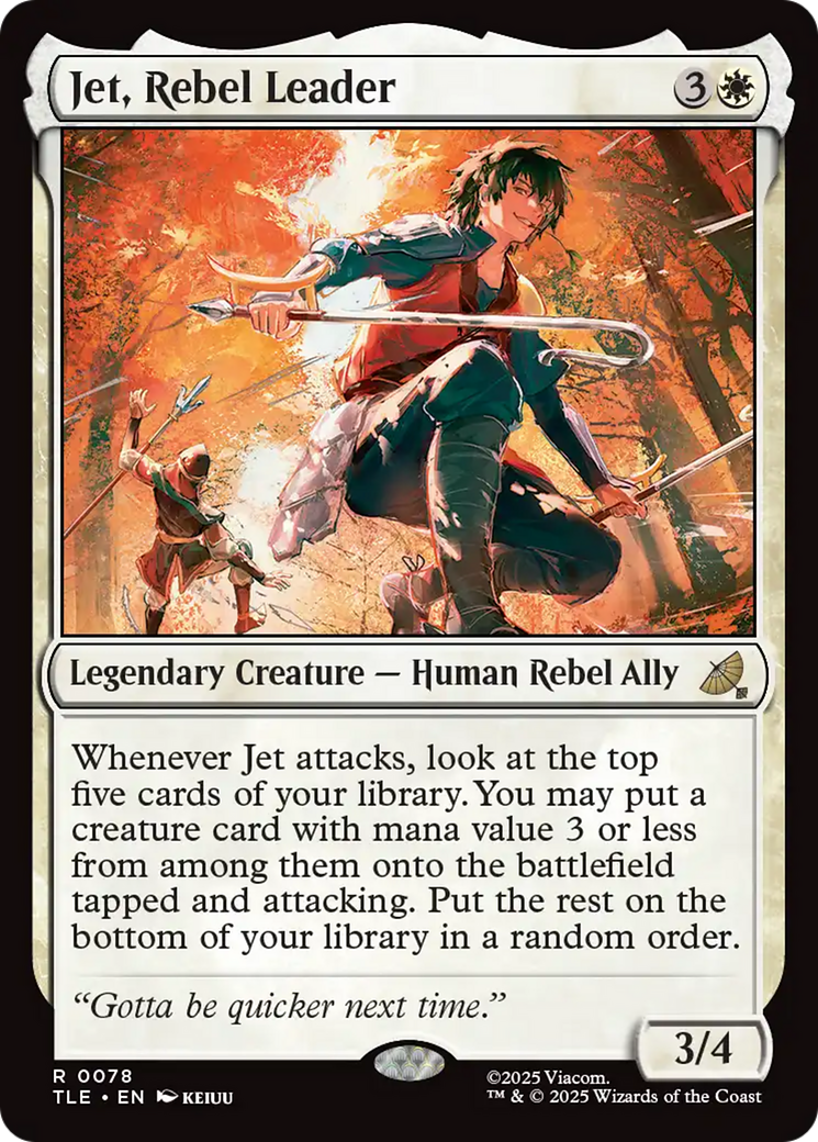 Jet, Rebel Leader [Avatar: The Last Airbender: Eternal-Legal] | Deep Dive Games St. Marys
