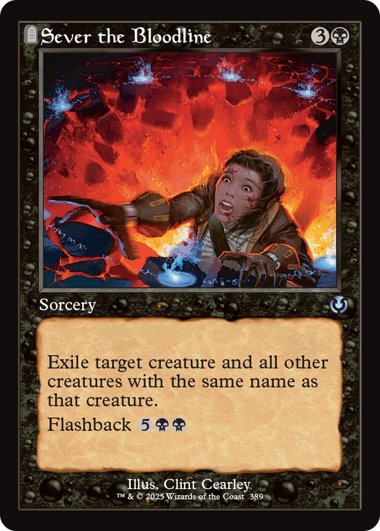 Sever the Bloodline (Retro Frame) [Innistrad Remastered] | Deep Dive Games St. Marys