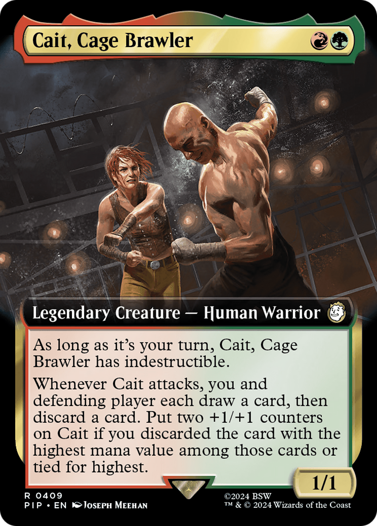 Cait, Cage Brawler (Extended Art) [Fallout] | Deep Dive Games St. Marys
