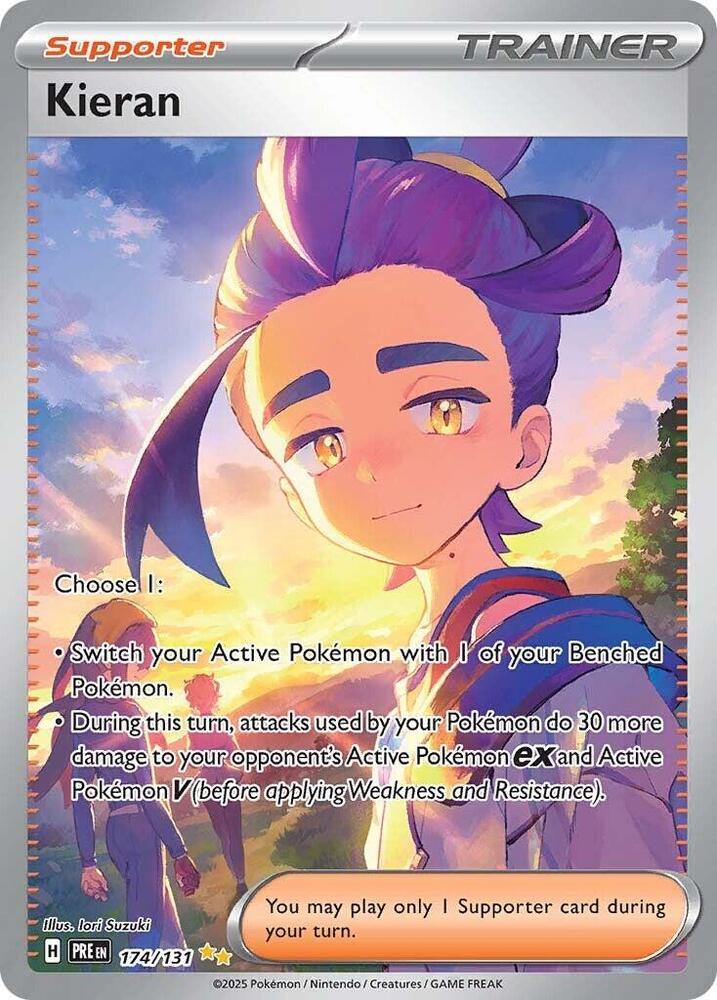 Kieran (174/131) [Scarlet & Violet: Prismatic Evolutions] | Deep Dive Games St. Marys