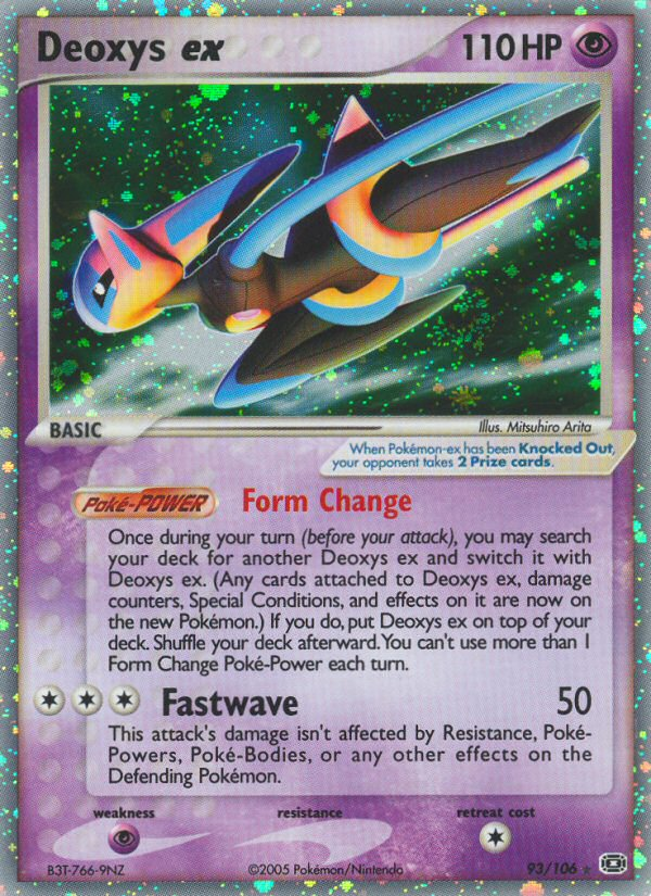 Deoxys ex (93/106) [EX: Emerald] | Deep Dive Games St. Marys
