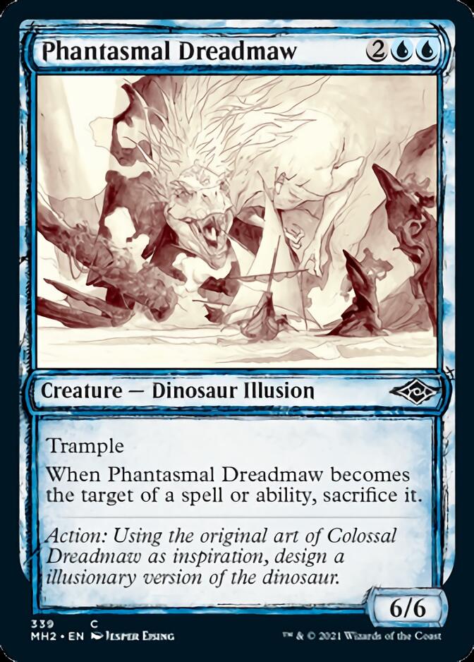Phantasmal Dreadmaw (Sketch) [Modern Horizons 2] | Deep Dive Games St. Marys