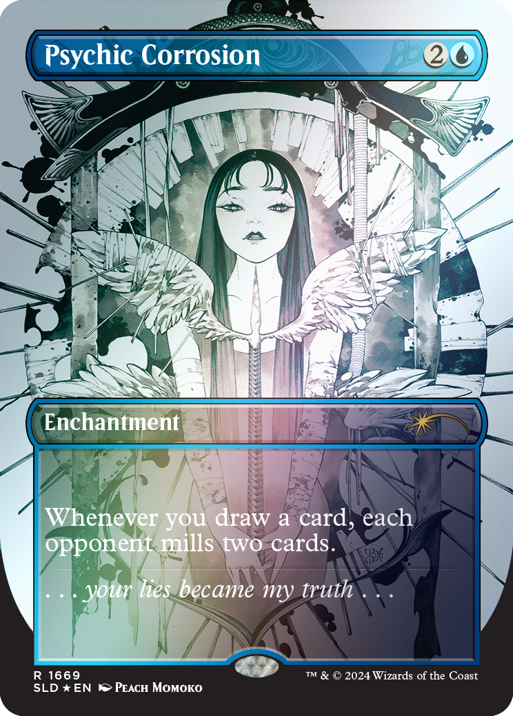 Psychic Corrosion (Rainbow Foil) [Secret Lair Drop Series] | Deep Dive Games St. Marys