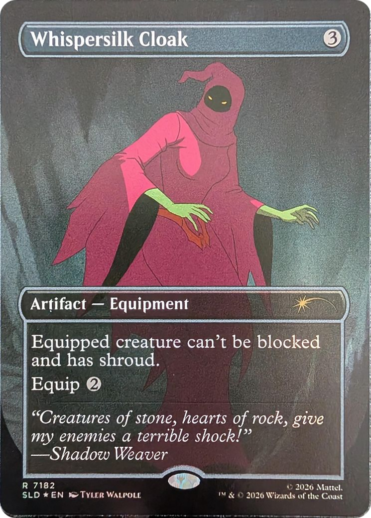 Whispersilk Cloak (7182) [Secret Lair Drop Series] | Deep Dive Games St. Marys