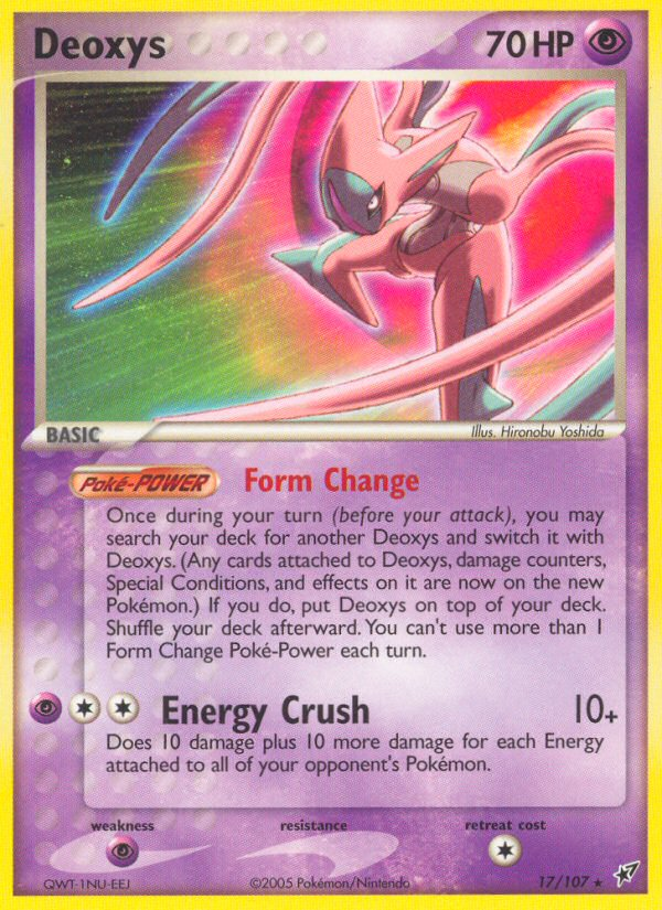 Deoxys (17/107) [EX: Deoxys] | Deep Dive Games St. Marys