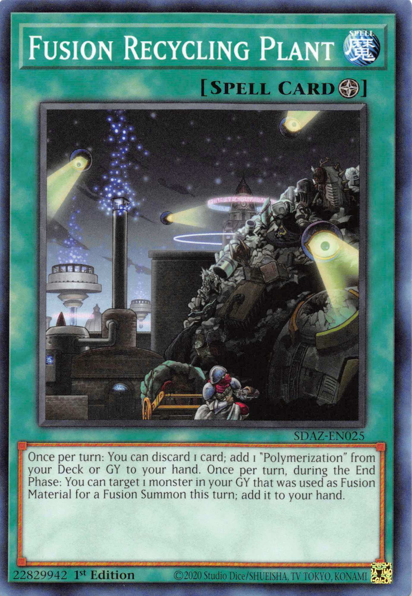 Fusion Recycling Plant [SDAZ-EN025] Common | Deep Dive Games St. Marys